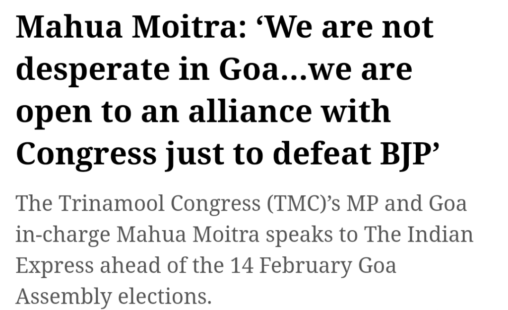 Abusive MP Mahua Moitra appointed TMC's Goa in-charge: Details